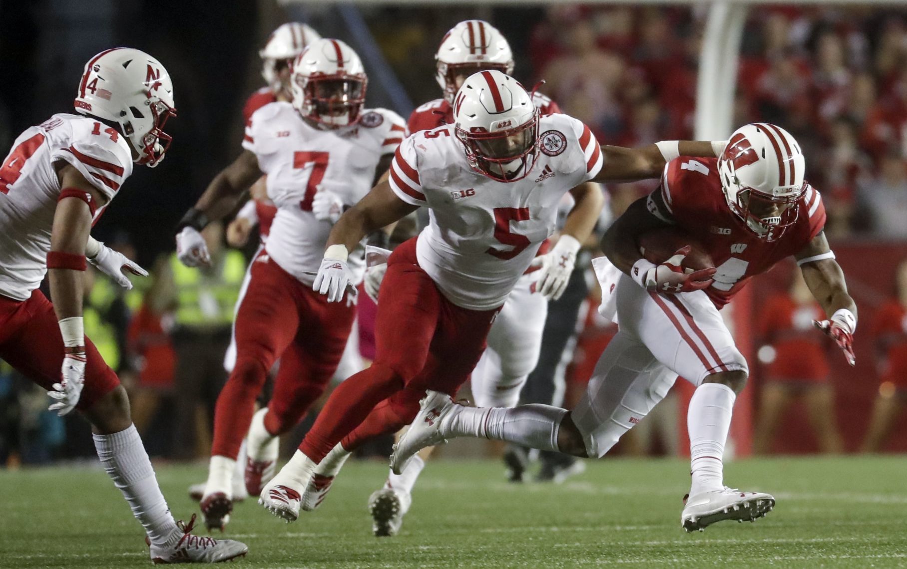 AP Nebraska Wisconsin Football